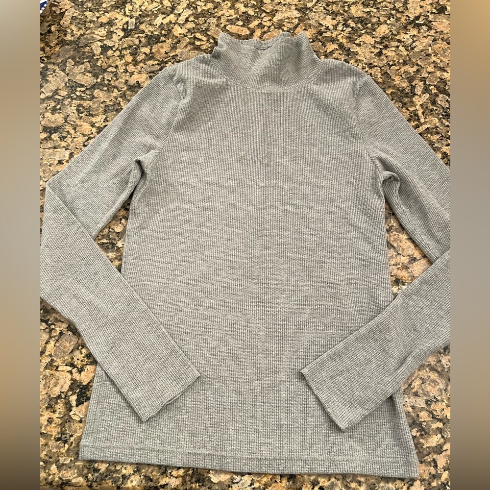 ☃️Cotton blend lightweight thermal mock neck base layer turtleneck